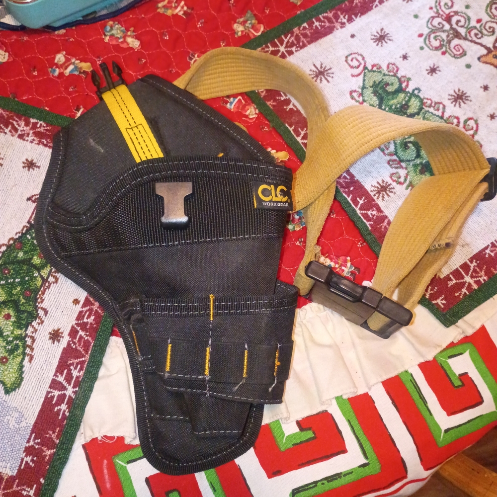 CLC Black and Yellow Tool Belt Holster